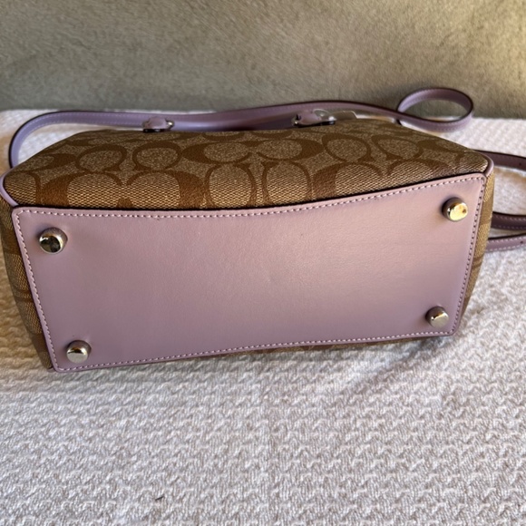 Coach Mini Surrey Carryall In Signature Canvas NEW - Picture 6 of 12